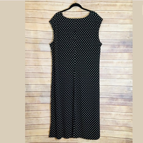 🚫SOLD🚫Black & White Polka Dots Maxi Dress🌺HP🌺 - Picture 3 of 8